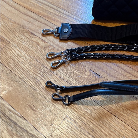 REDUCED! MZ Wallace Black Large Pippa Crossbody Quilted Shoulder Bag - Picture 11 of 11